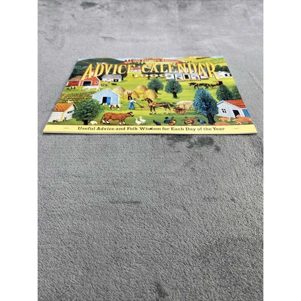 Vintage The Old Farmer's Almanac Calendar of Everyday Advice 1999 Rare Very Good